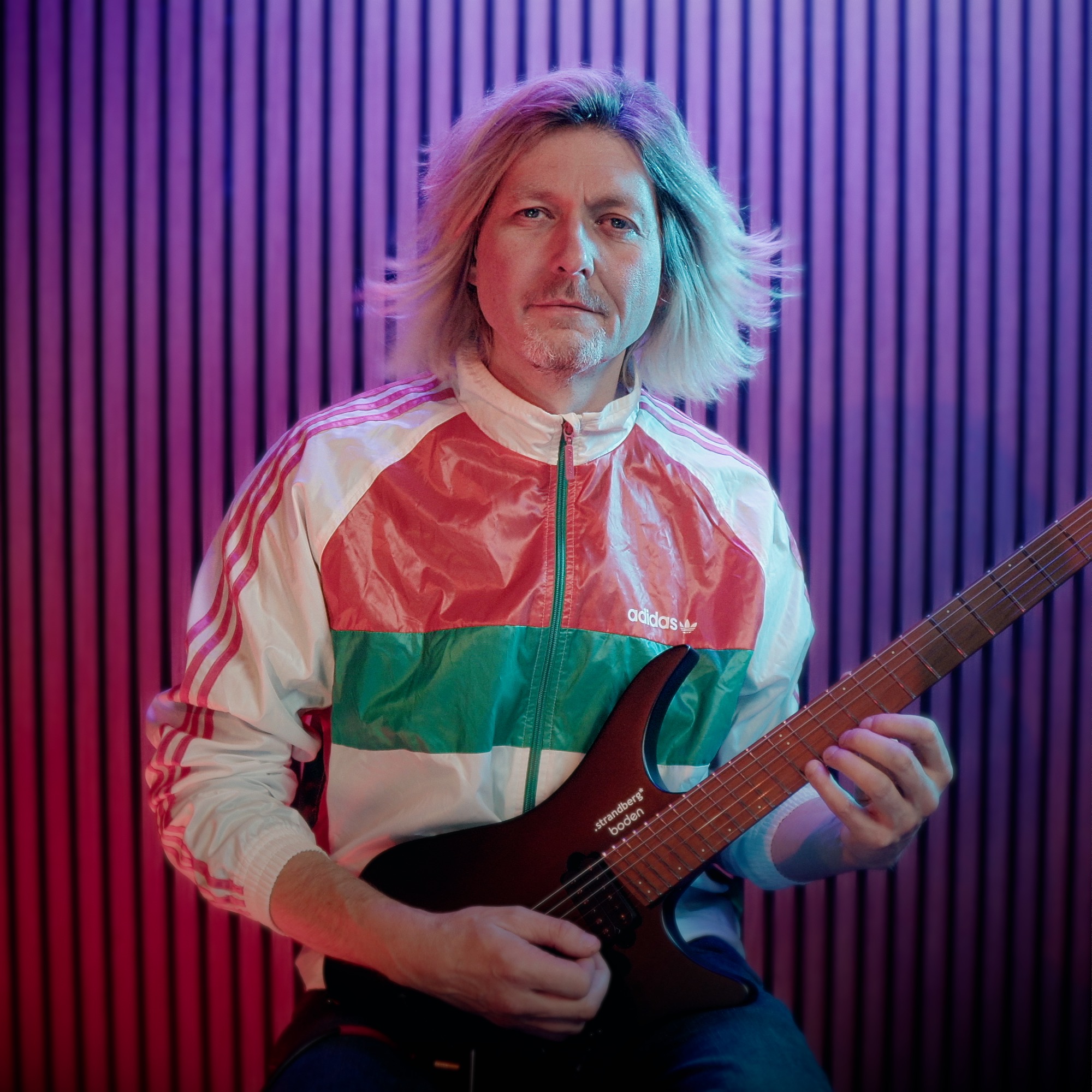 Tim Hutch playing guitar